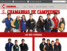 Tablet Screenshot of chamarra.com